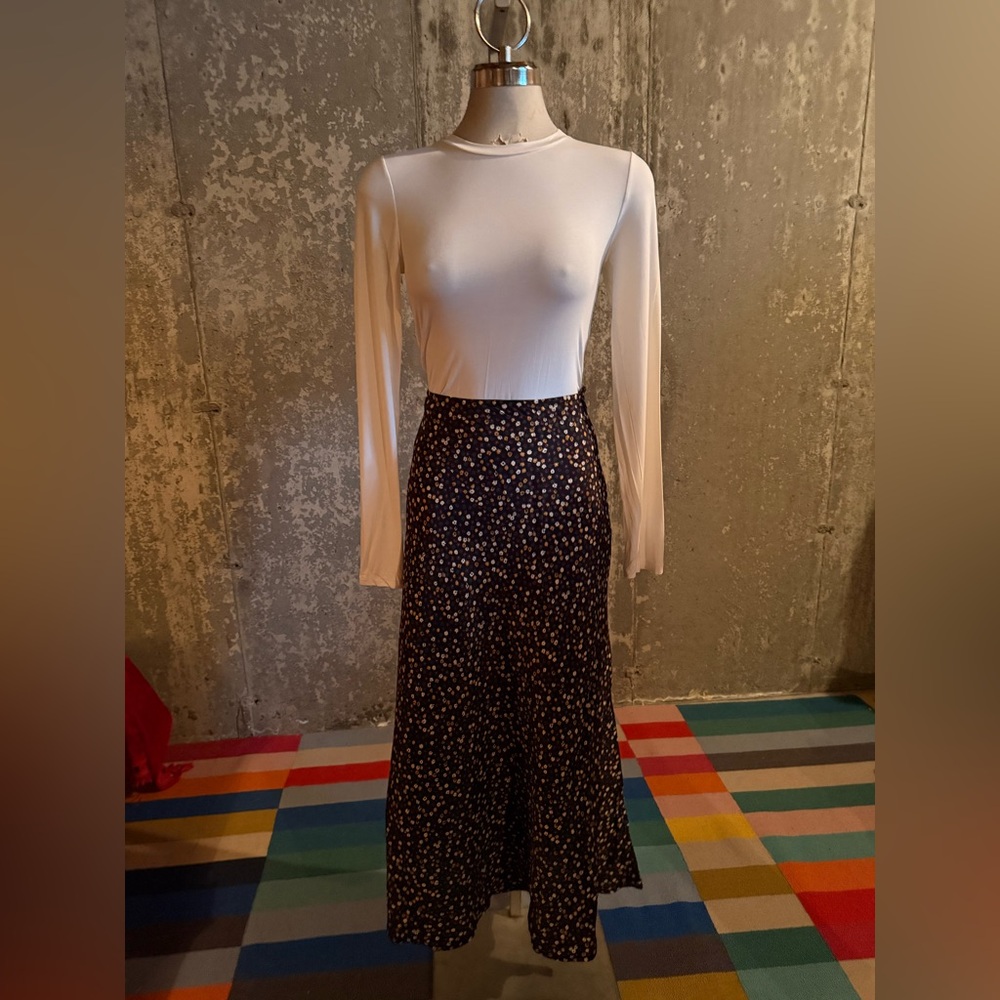 Cotton Ginny Maxi A-Line Skirt